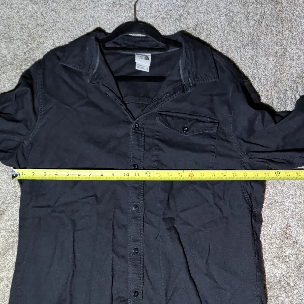 The North Face Black Men's Shirt with Logo Tag